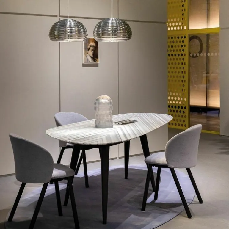 Tweed Eettafel Marmer