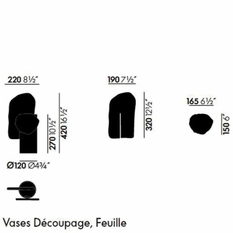 Vases Découpage Vaas