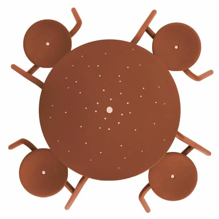 Virus 4-zits Picknicktafel