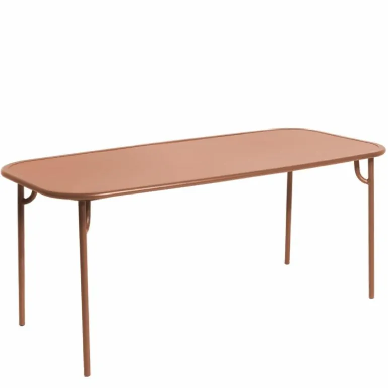 Week-end Eettafel Rechthoekig Dicht Blad