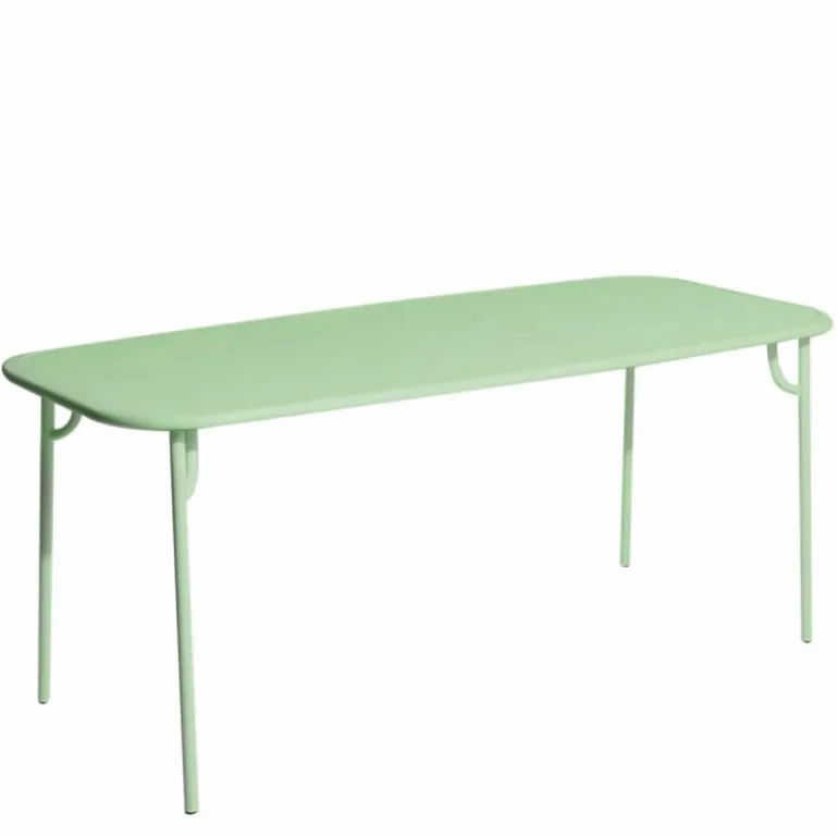 Week-end Eettafel Rechthoekig Dicht Blad