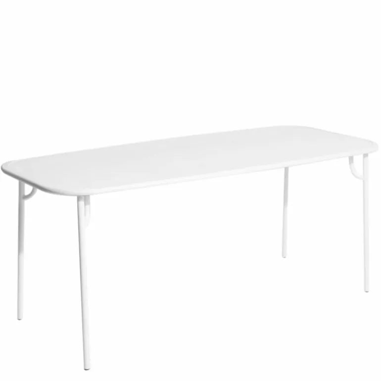 Week-end Eettafel Rechthoekig Dicht Blad