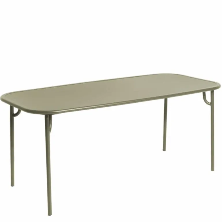 Week-end Eettafel Rechthoekig Dicht Blad