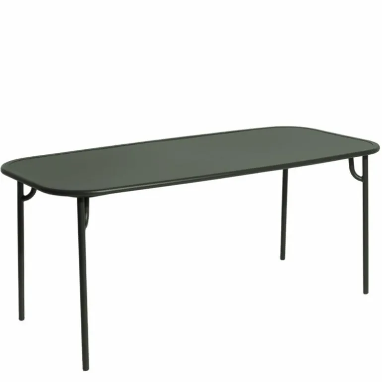 Week-end Eettafel Rechthoekig Dicht Blad