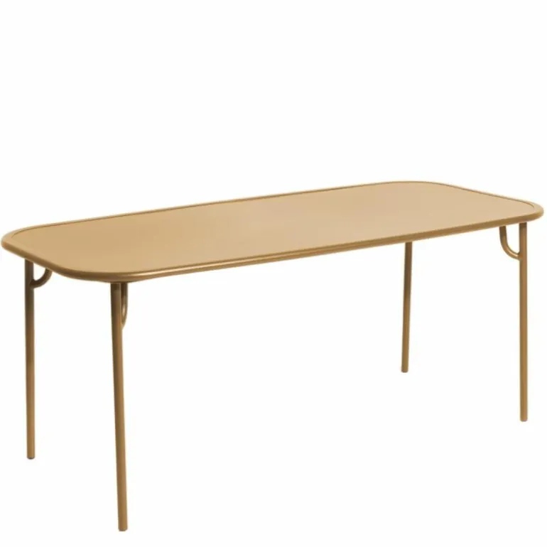 Week-end Eettafel Rechthoekig Dicht Blad