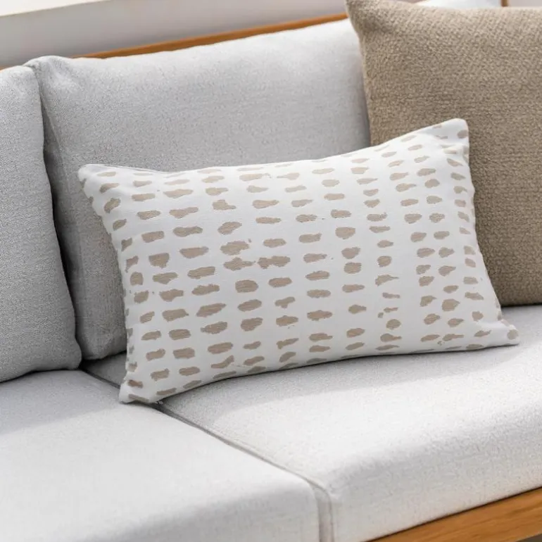 White Dots Outdoor Kussen