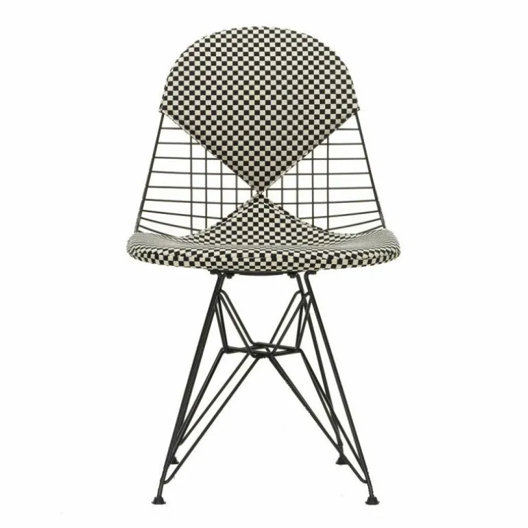 Wire Chair DKR Gestoffeerd