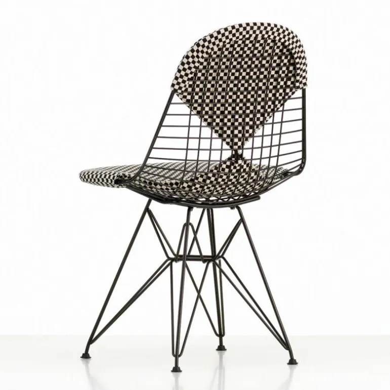 Wire Chair DKR Gestoffeerd