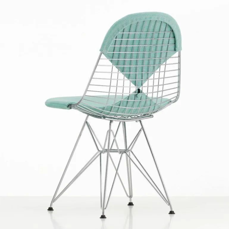 Wire Chair DKR Gestoffeerd
