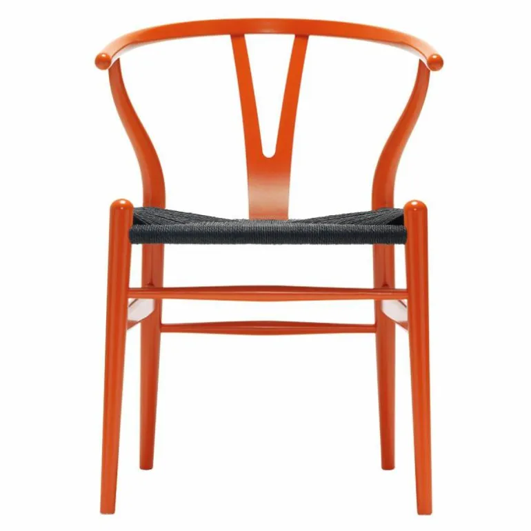 Wishbone Stoel CH24 Gekleurd / Zwart