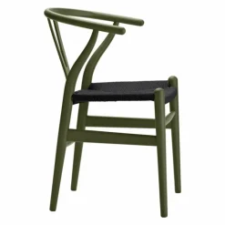 Wishbone Stoel CH24 Gekleurd / Zwart